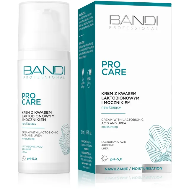 Bandi Cream with lactobionic acid and urea moisturising