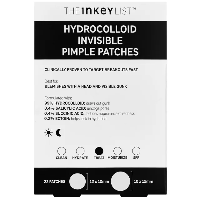 The Inkey List Hydrocolloid Invisible Pimple Patches