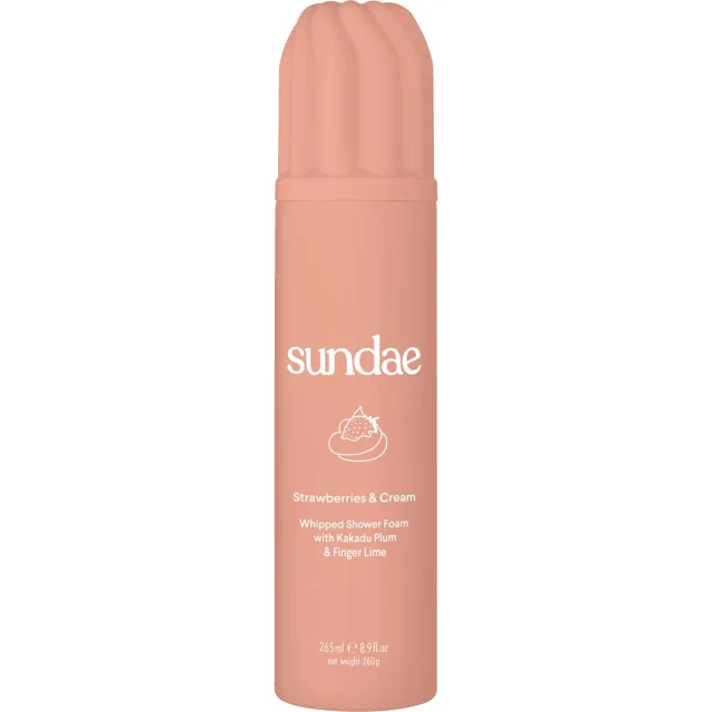 Sundae Strawberries & Cream Foaming Body Wash