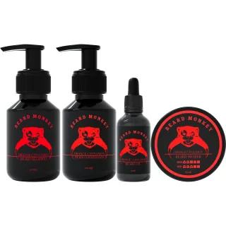 Beard Monkey Orange & cinnamon All Beard Kit
