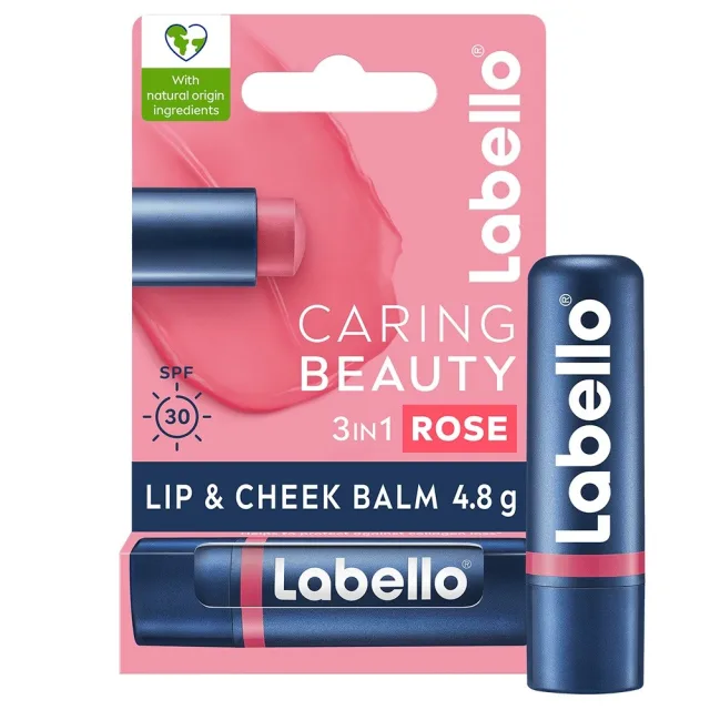 Labello Läppbalsam Caring Beauty Rose-Nude
