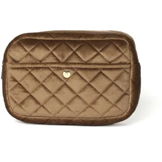 Fan Palm Hazelnut Medium Beauty Bag Medium