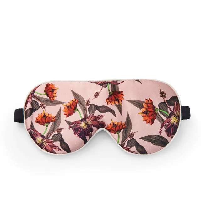 Fan Palm Eye Mask Rose Hibiscus