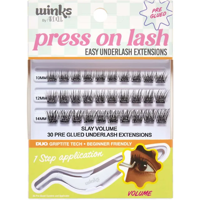 Ardell Winks Press On Underlash Extensions Slay Volume