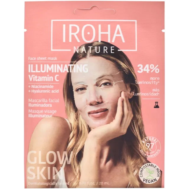 Iroha Nature Illuminating Vitamin C Face Sheet Mask