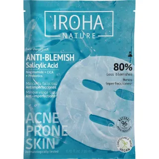 Iroha Nature Anti-Blemish Salicylic Acid Face Sheet Mask