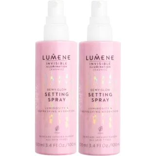 Lumene Invisible Illumination Dewy Glow Setting Spray Duo
