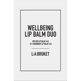 L:a Bruket 324 Wellbeing Lip Balm Duo