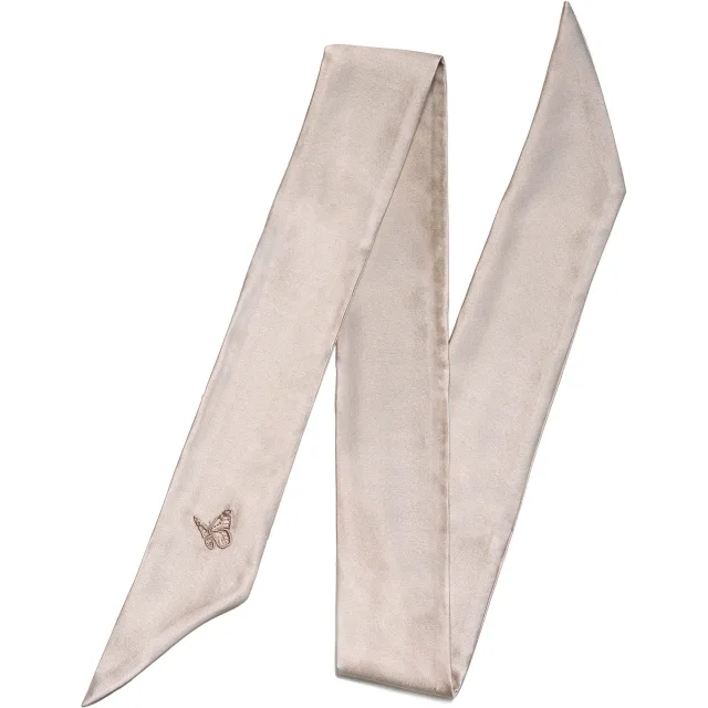 Amelie Soie Secrets de beauté Silk Scarf Greige
