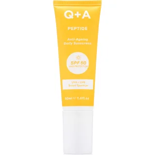 Q+A Peptide Renewing Face Sunscreen SPF 50