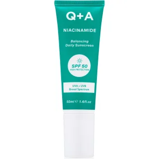 Q+A Niacinamide Balancing Face Sunscreen SPF 50