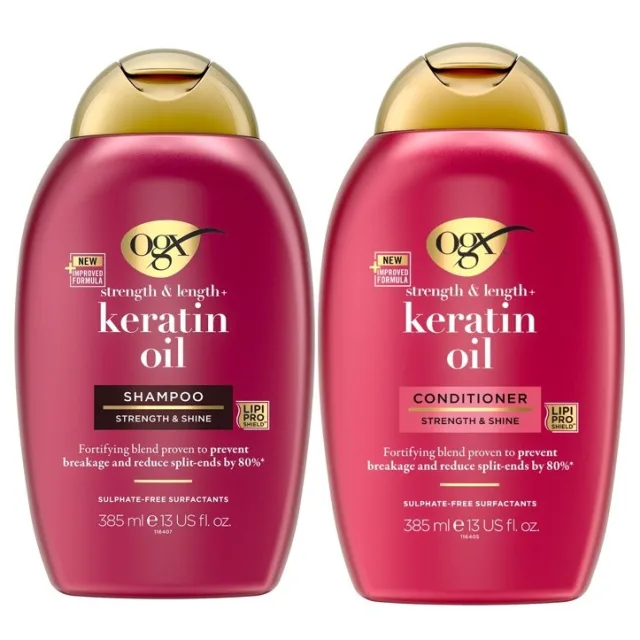 Ogx Keratin Oil Shampoo + Conditioner