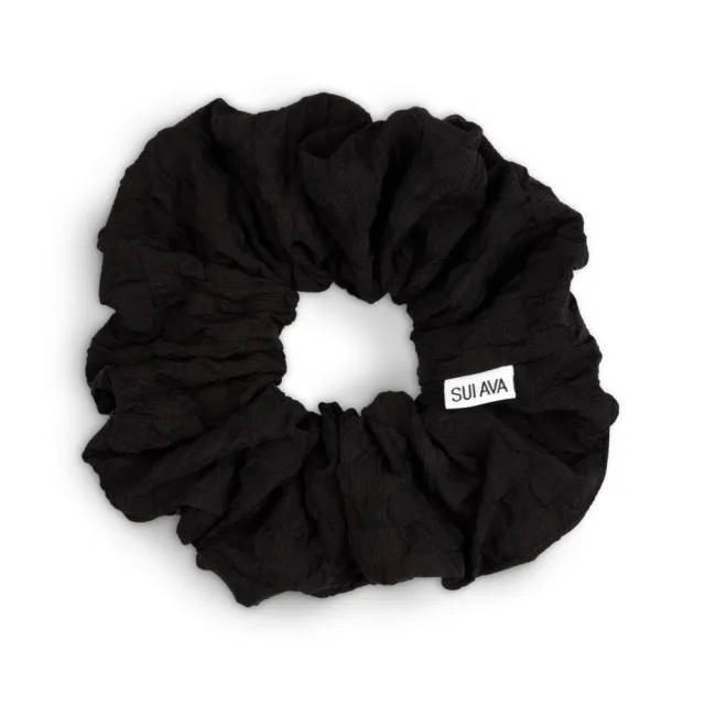 Sui Ava Daydream Scrunchie Black