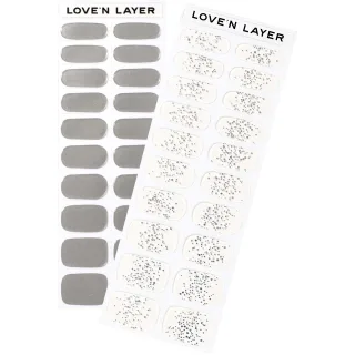 Love'n Layer Mix Metallic & Sparkle Silver​