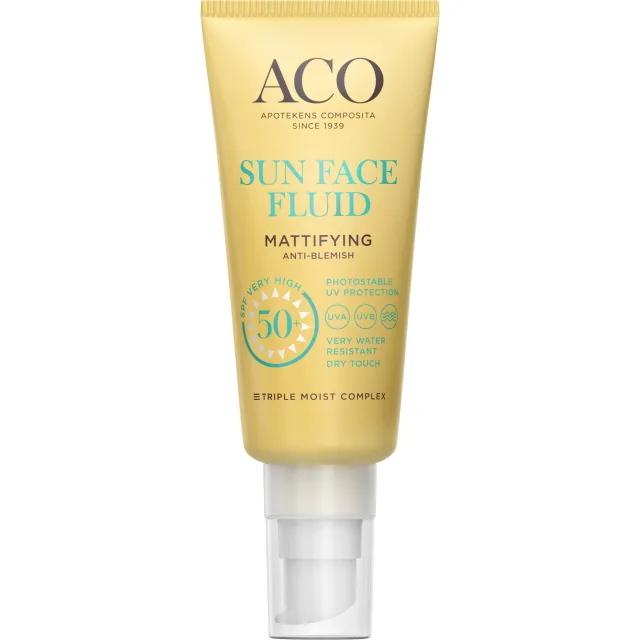 ACO Sun Face Mattifying Fluid SPF50+