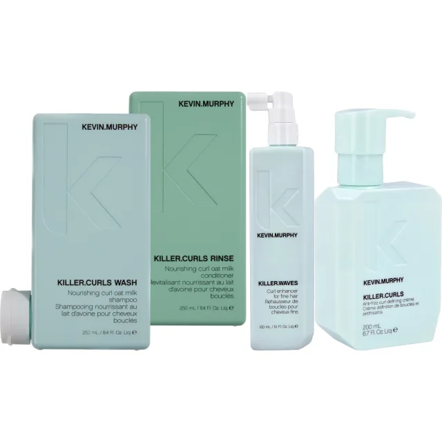 Kevin Murphy Killer Curls Bundle Wash & Rinse & Anti-frizz Creme & Enhancer