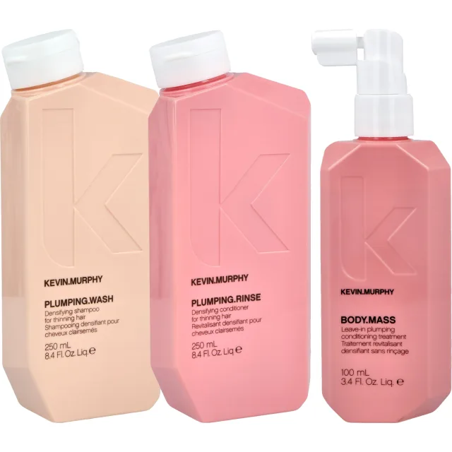 Kevin Murphy Plumping Bundle Wash & Rinse & Body Mass Leave-in