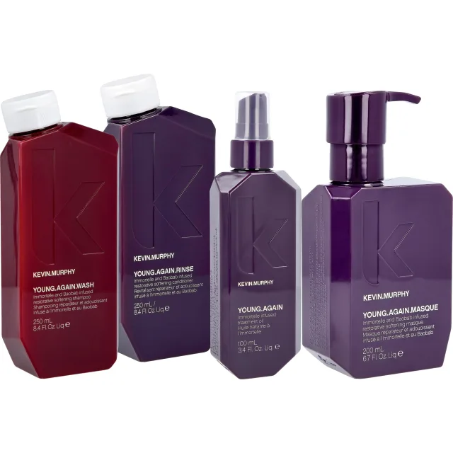 Kevin Murphy Young Again Bundle Wash & Rinse & Masque & Treatment Oil