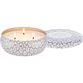 Voluspa Maison Blanc Mountain Lavender & Chamomile 3-wick Tin Candle