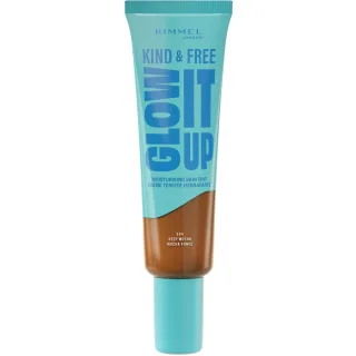 Rimmel Kind & Free Glow It Up Moisturising Skin Tint Deep Mocha