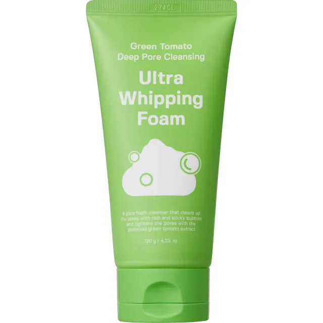 Sungboon Editor Green Tomato Deep Pore Cleansing Ultra Whipping Foam