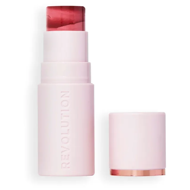 Revolution Beauty London Skin Silk Marble Blush Stick Sundown Spice