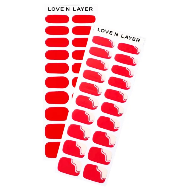 Love'n Layer Mix Solid & Swirl ​Lady Red​