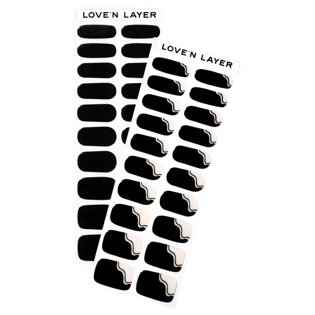 Love'n Layer Mix Solid & Swirl ​Night Black​