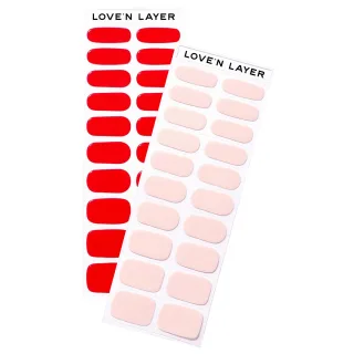 Love'n Layer Mix Light Pink & Lady Red