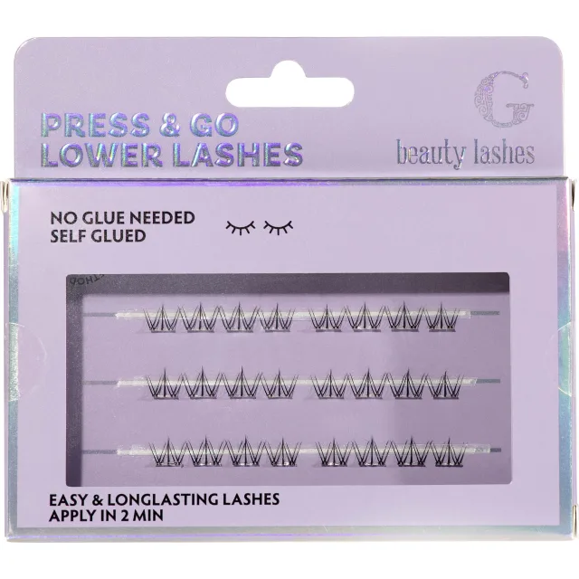 G Beauty Lashes Press & Go Lower Lashes Bold
