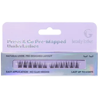 G Beauty Lashes Press & Go Pre-Mapped Underlashes Glow