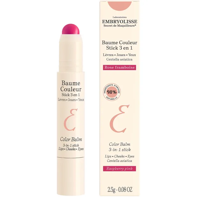 Embryolisse Color Balm 3-In-1 Stick Raspberry Pink