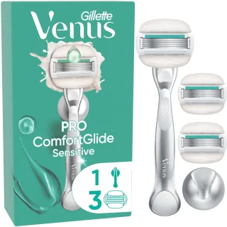 Gillette Venus Pro ComfortGlide Sensitive Razor & Holder