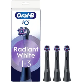 Oral B iO Radiant White Toothbrush Heads Black