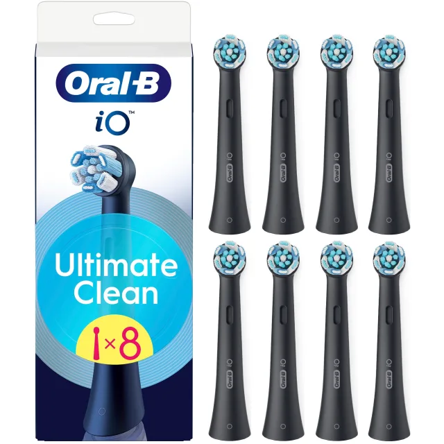 Oral B iO Ultimate Clean Toothbrush Heads Black