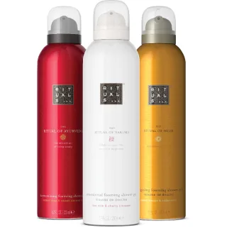 Rituals Foaming Shower Gel Trio Mix - Sweet & Nutty - Floral - Citrus & Woody