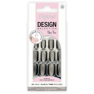 Depend Design Selection Graphite Shimmer Medium Square
