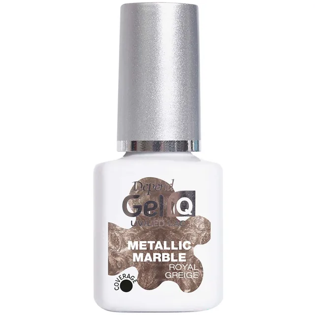 Depend Gel iQ Effects Metallic Marble Royal Greige
