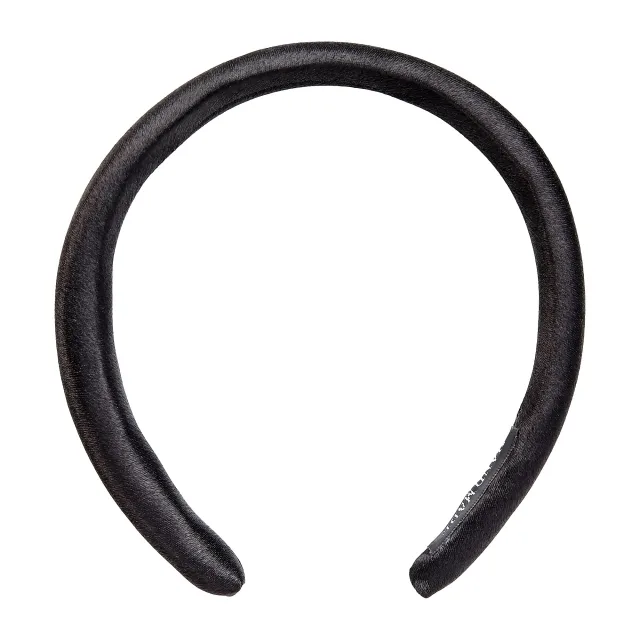 By Lyko Satin Padded Diadem Black