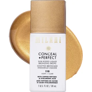 Milani Conceal + Perfect Sun Kissed Liquid Bronzing Drops Light