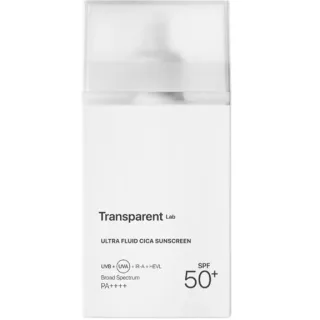Niche Beauty Lab Transparent Lab Ultra Fluid Cica Sunscreen