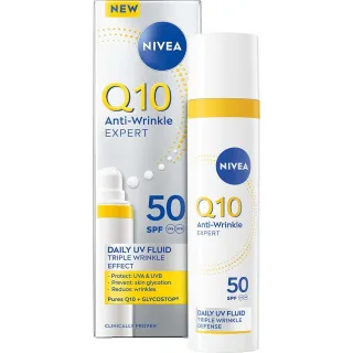 Nivea Q10 Daycream Anti-Wrinkle Expert Daily UV Fluid SPF50