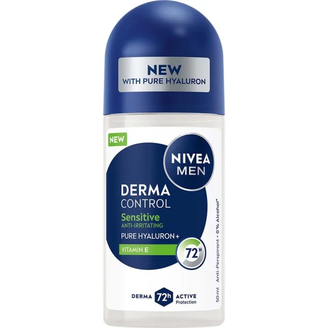 Nivea MEN Derma Control Antiperspirant Deo Sensitive Roll On