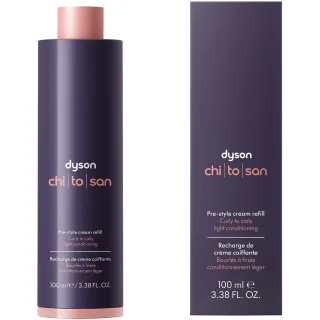 Dyson Chitosan Pre-style Cream Refill Curly to Coily, Light Conditioning