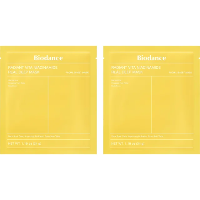 Biodance Radiant Vita Niacinamide Real Deep Mask x