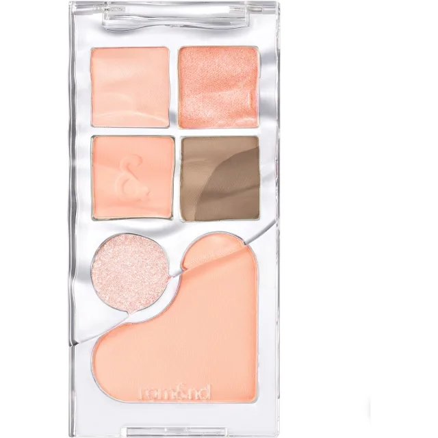 rom&nd Bare Layer Palette 01 Apricot Mood