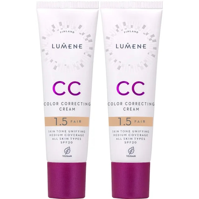 Lumene Bundle CC Color Correcting Cream SPF20 Fair x