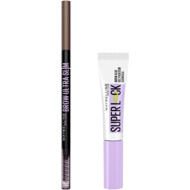 Maybelline New York Brow Bundle Brow Ultra Slim Pencil Medium Brown