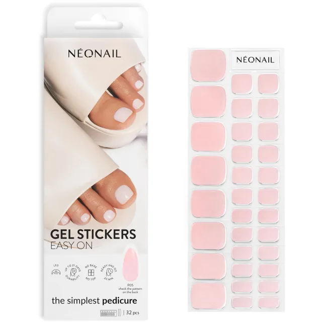Neonail Gel Stickers Easy On Pedi