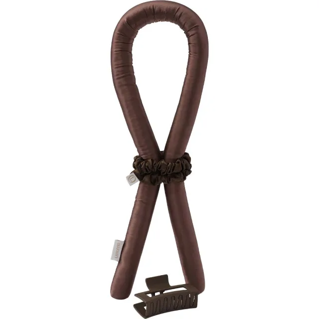 Lenoites Heatless Curls in Mulberry Silk Small Brown